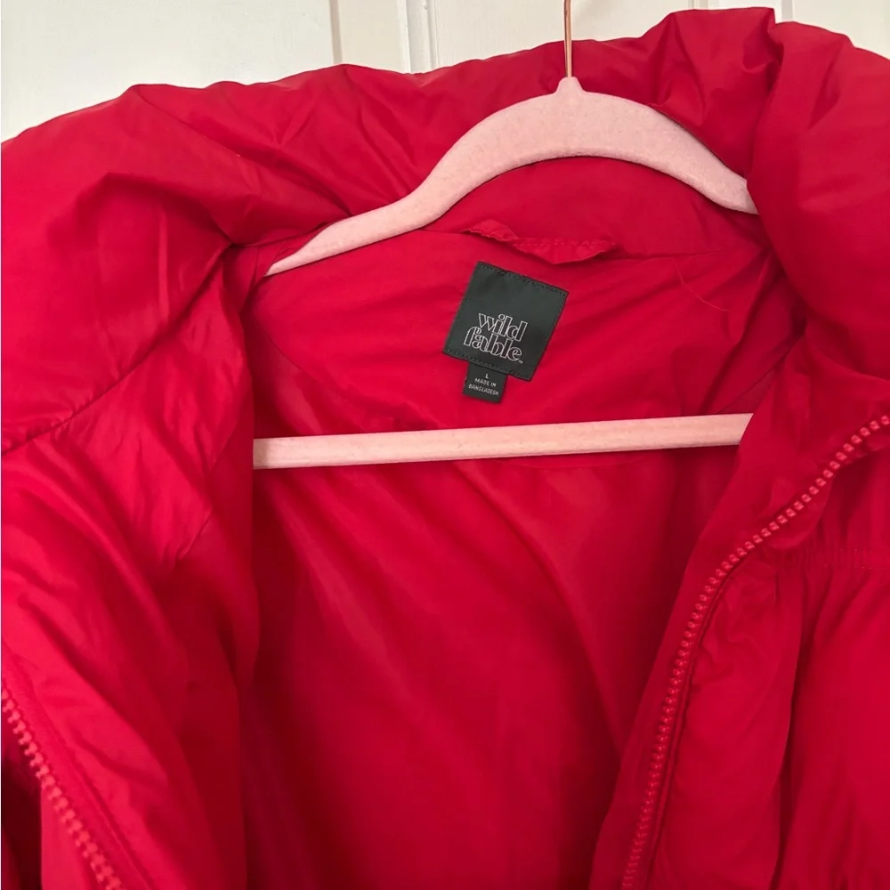 Red Puffer Jacket - Picture 3 of 3